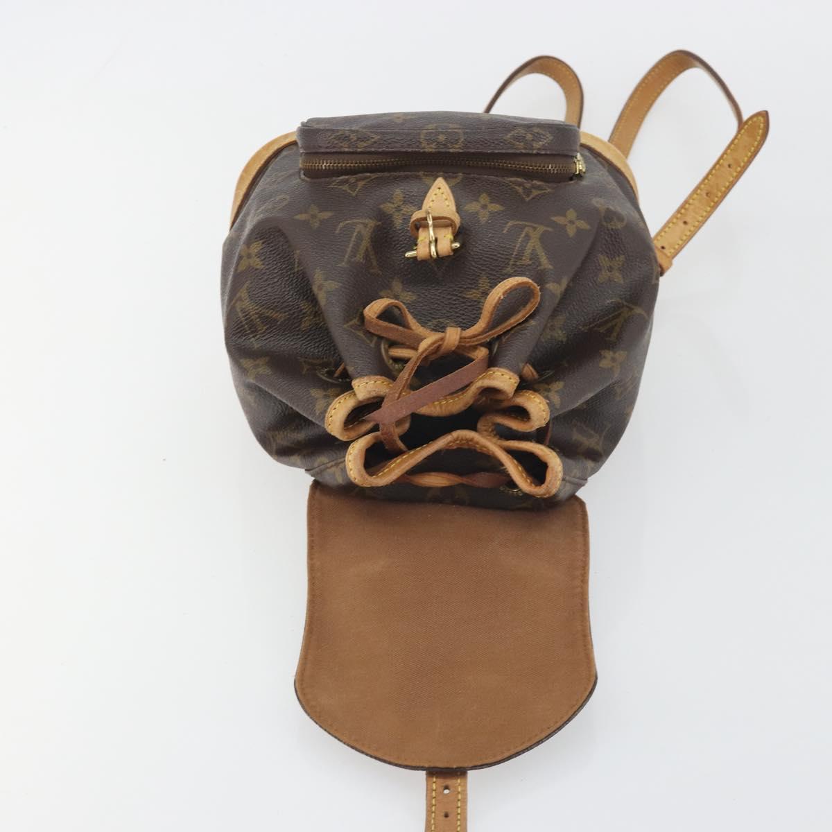 LOUIS VUITTON Monogram Montsouris PM Backpack M51137 LV Auth ka5743