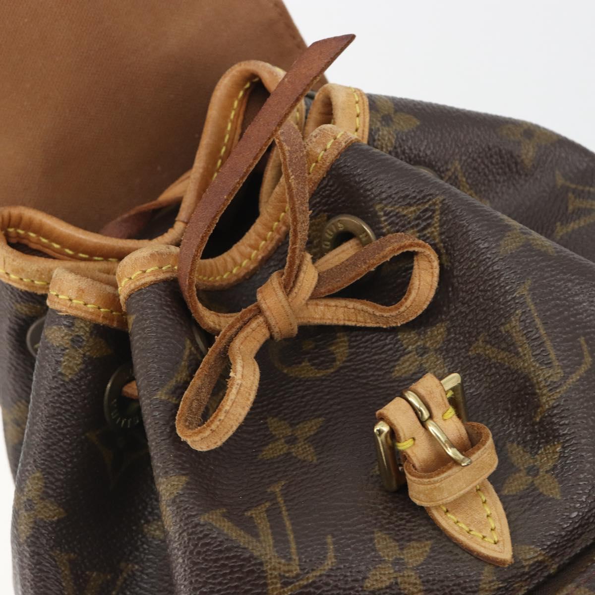 LOUIS VUITTON Monogram Montsouris PM Backpack M51137 LV Auth ka5743