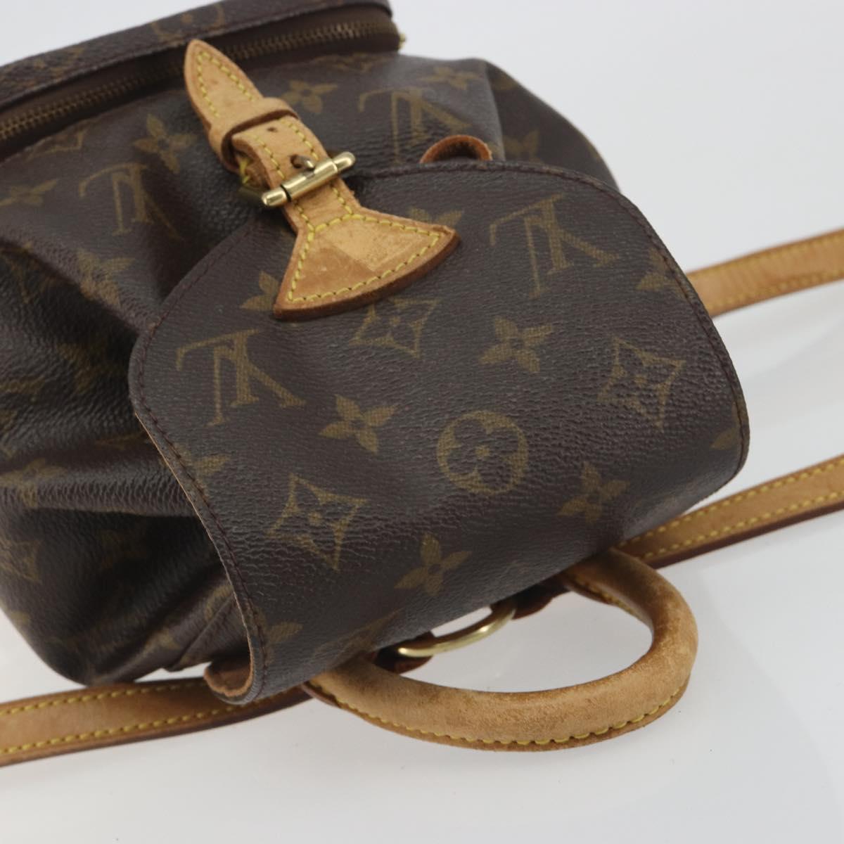 LOUIS VUITTON Monogram Montsouris PM Backpack M51137 LV Auth ka5743
