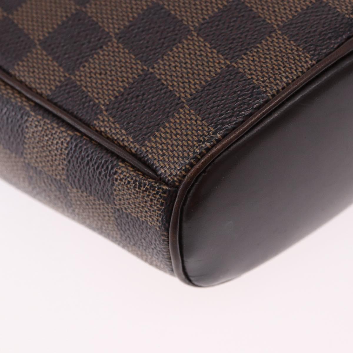 LOUIS VUITTON Damier Ebene Ipanema PM Shoulder Bag N51294 LV Auth ka5748