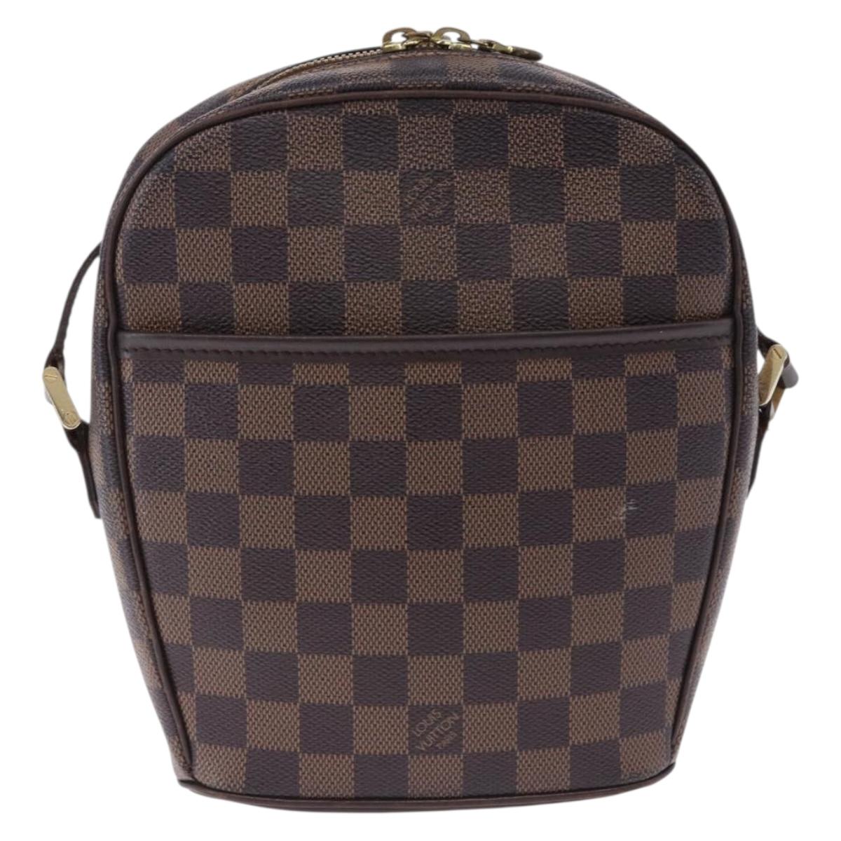 LOUIS VUITTON Damier Ebene Ipanema PM Shoulder Bag N51294 LV Auth ka5748
