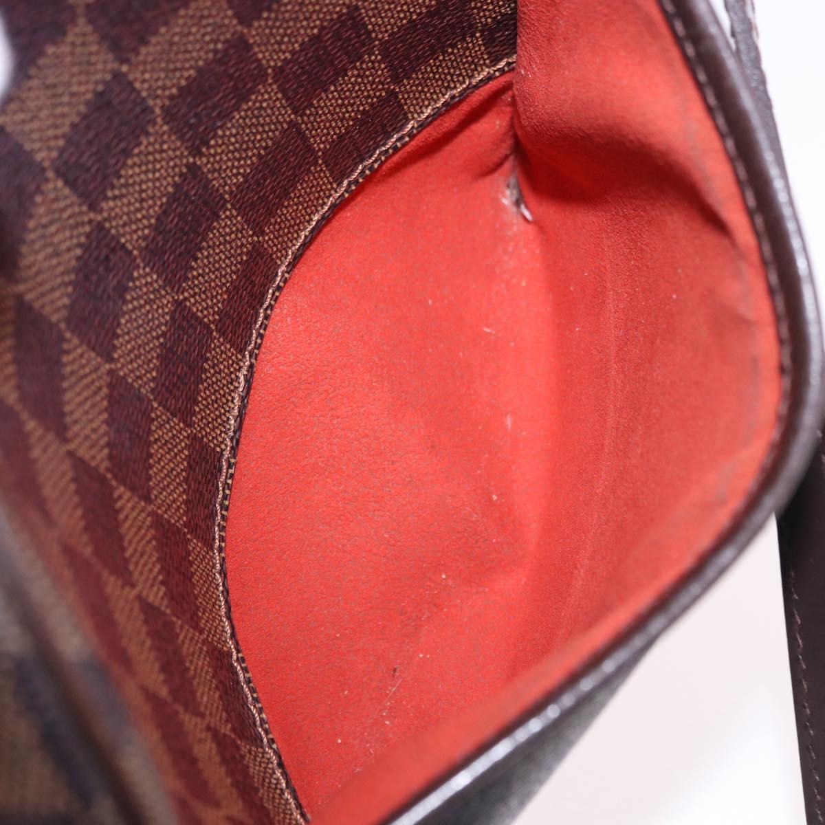 LOUIS VUITTON Damier Ebene Ipanema PM Shoulder Bag N51294 LV Auth ka5748