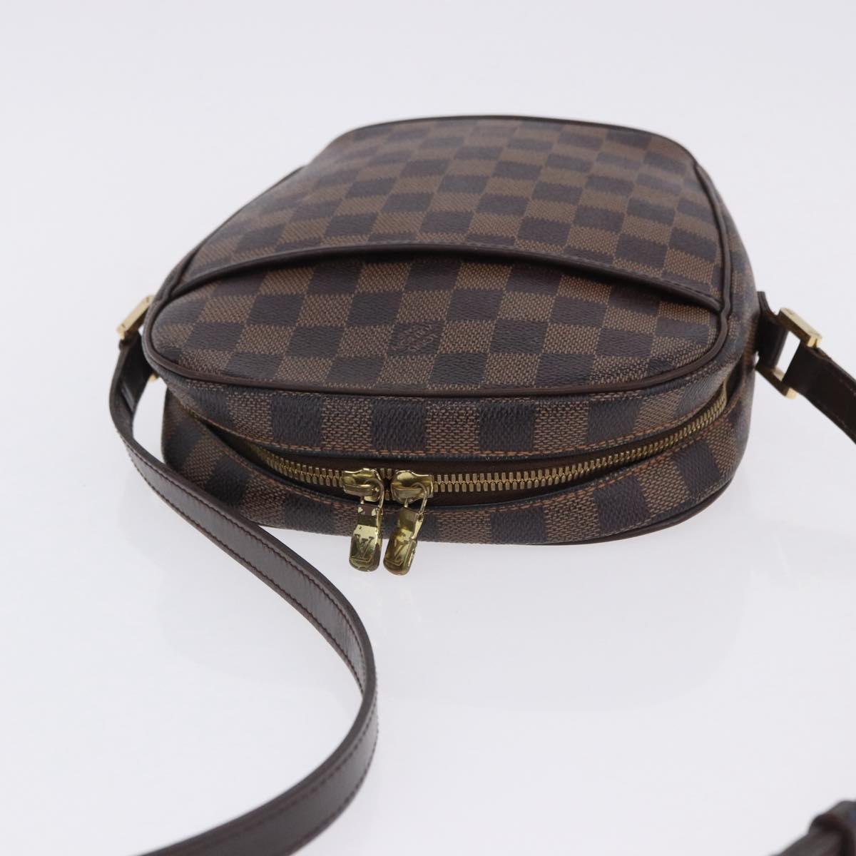 LOUIS VUITTON Damier Ebene Ipanema PM Shoulder Bag N51294 LV Auth ka5748