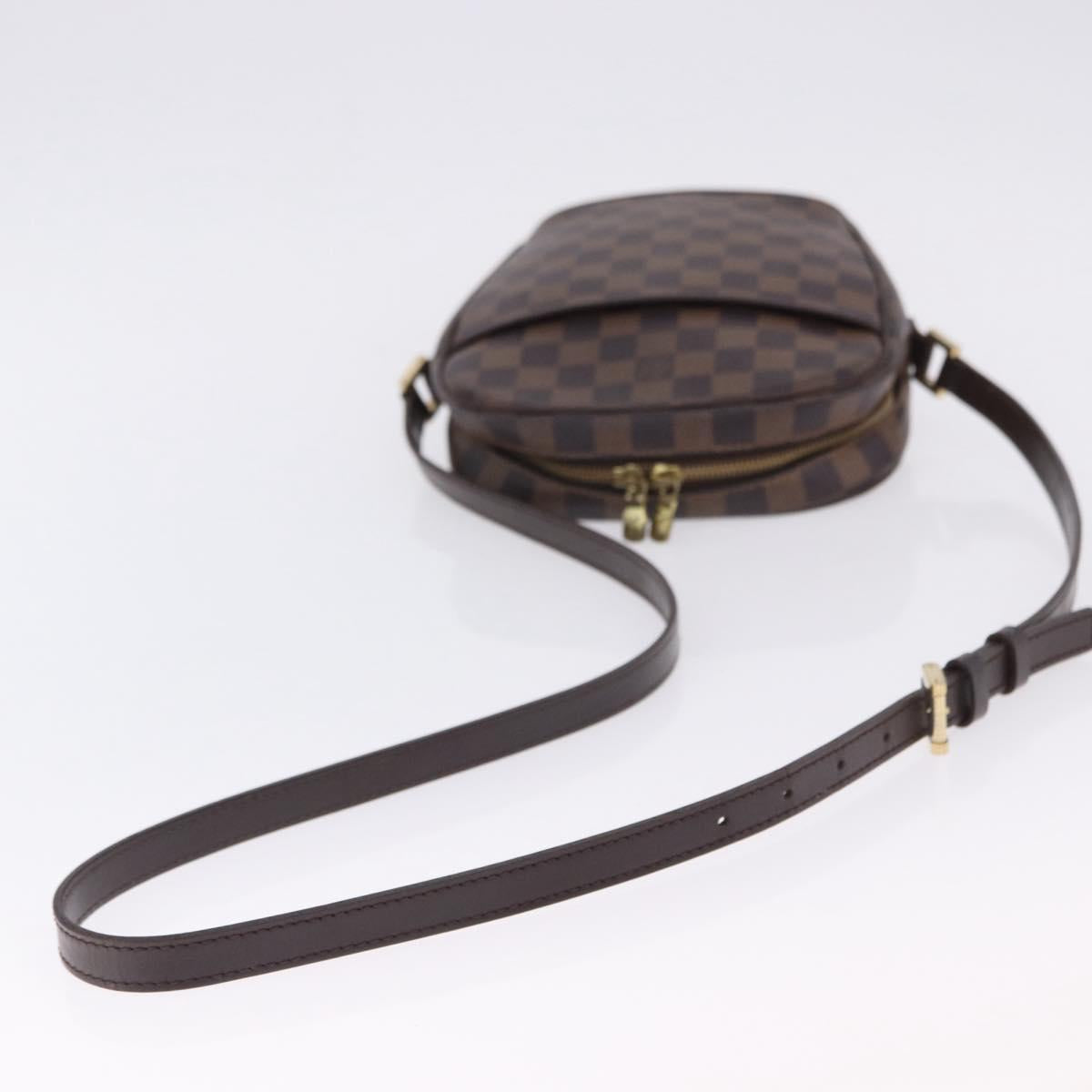 LOUIS VUITTON Damier Ebene Ipanema PM Shoulder Bag N51294 LV Auth ka5748