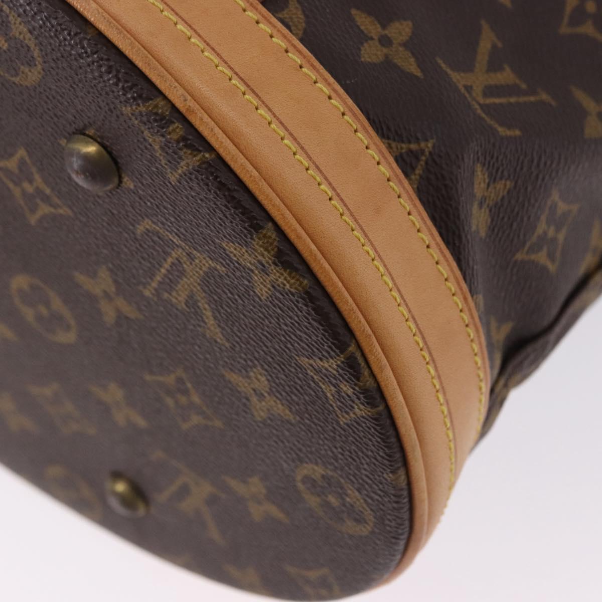 LOUIS VUITTON Monogram Bucket GM Shoulder Bag M42236 LV Auth ka5754