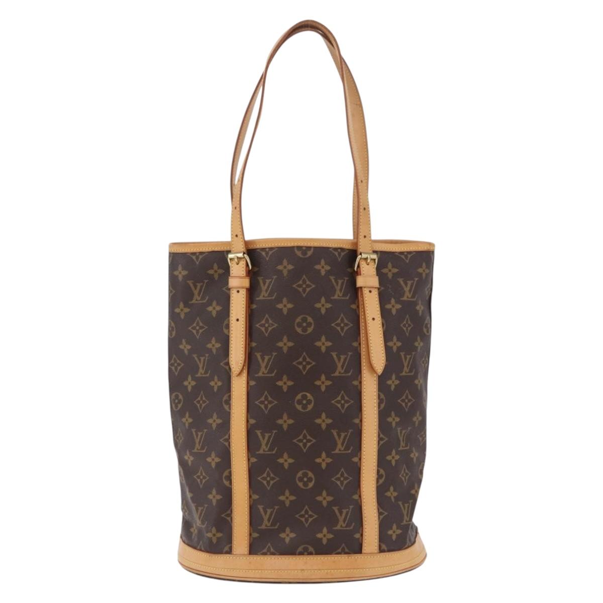 LOUIS VUITTON Monogram Bucket GM Shoulder Bag M42236 LV Auth ka5754