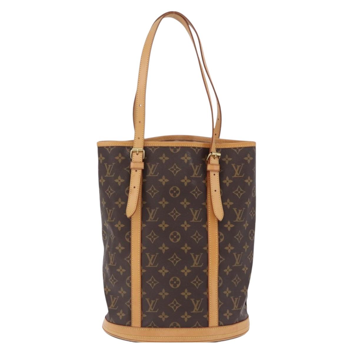 LOUIS VUITTON Monogram Bucket GM Shoulder Bag M42236 LV Auth ka5754