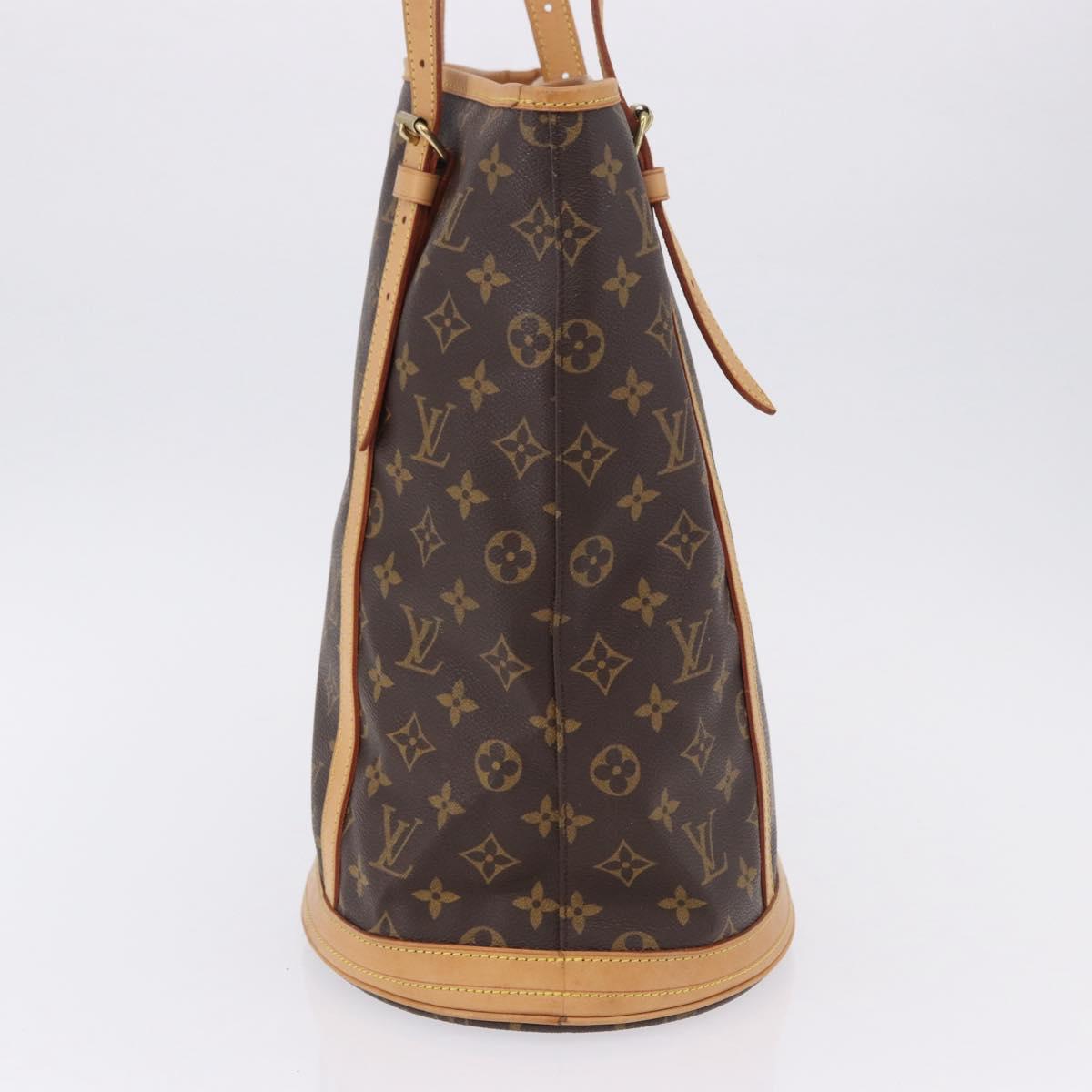 LOUIS VUITTON Monogram Bucket GM Shoulder Bag M42236 LV Auth ka5754