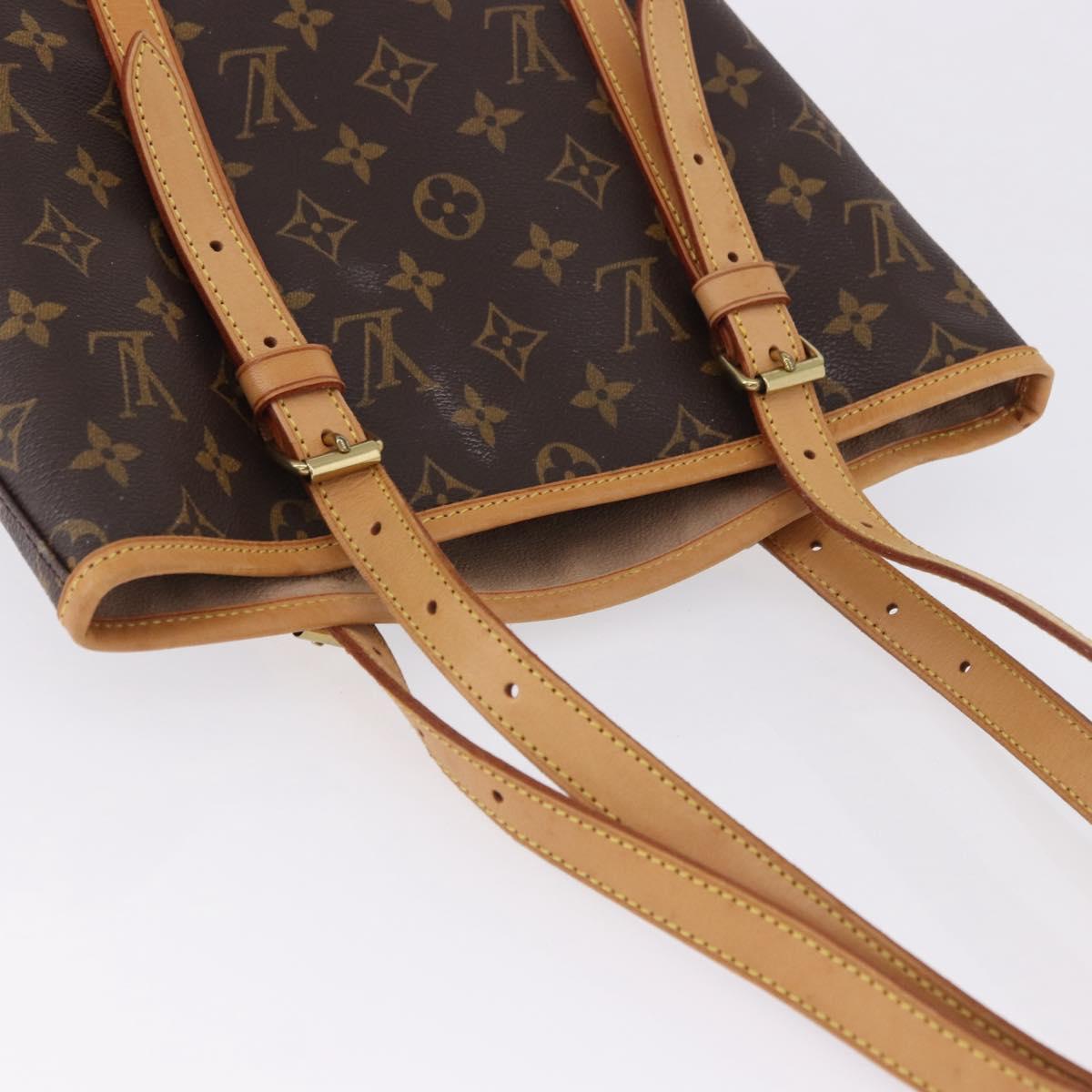 LOUIS VUITTON Monogram Bucket GM Shoulder Bag M42236 LV Auth ka5754