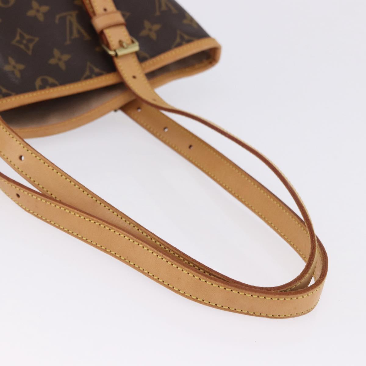 LOUIS VUITTON Monogram Bucket GM Shoulder Bag M42236 LV Auth ka5754