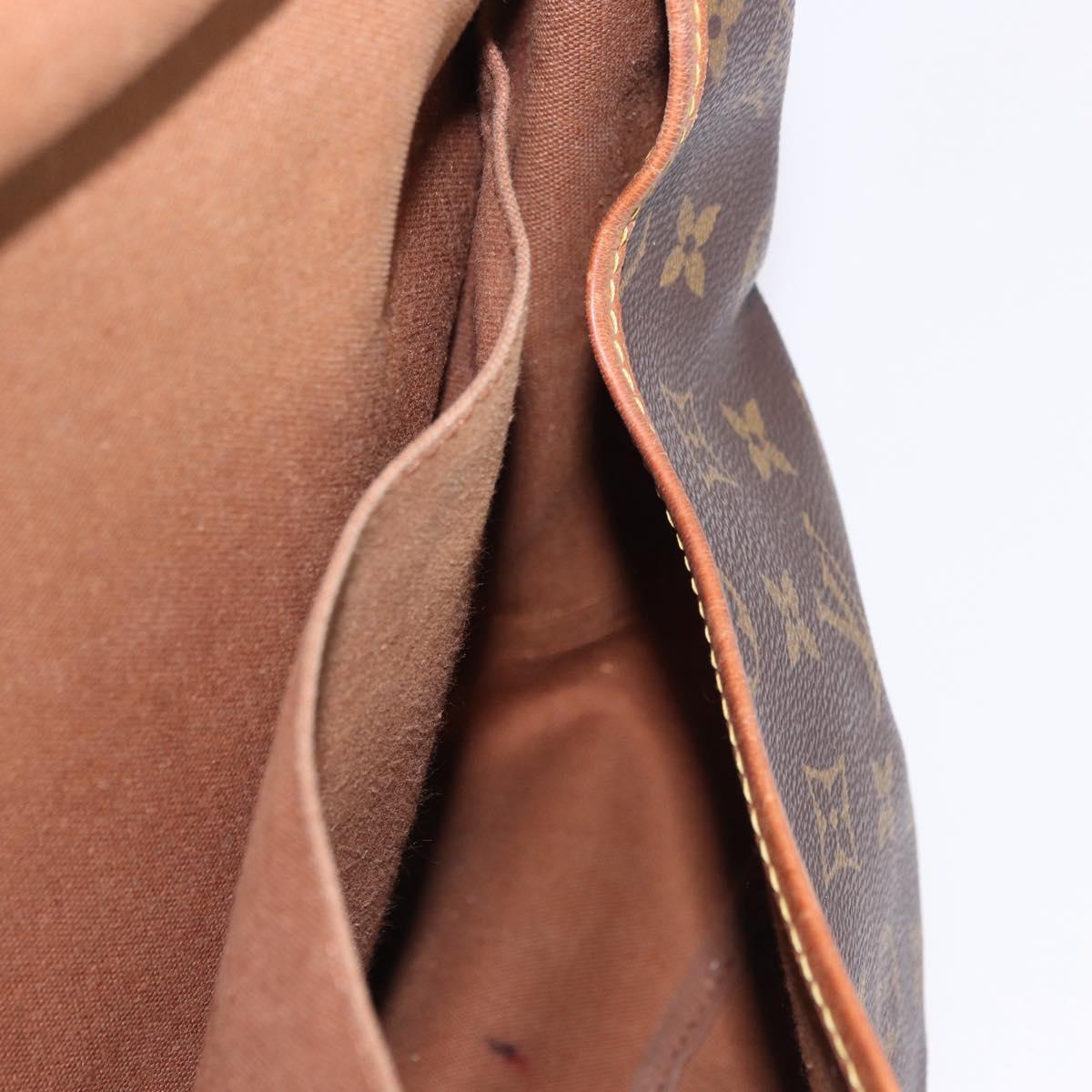 LOUIS VUITTON Monogram Saumur 35 Shoulder Bag M42254 LV Auth ka5756