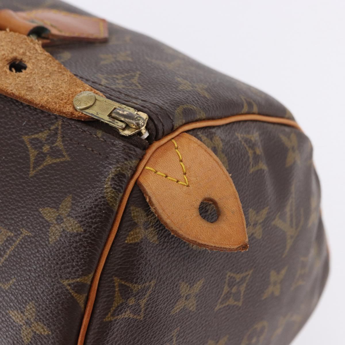 LOUIS VUITTON Monogram Speedy 30 Hand Bag M41526 LV Auth ka5758A