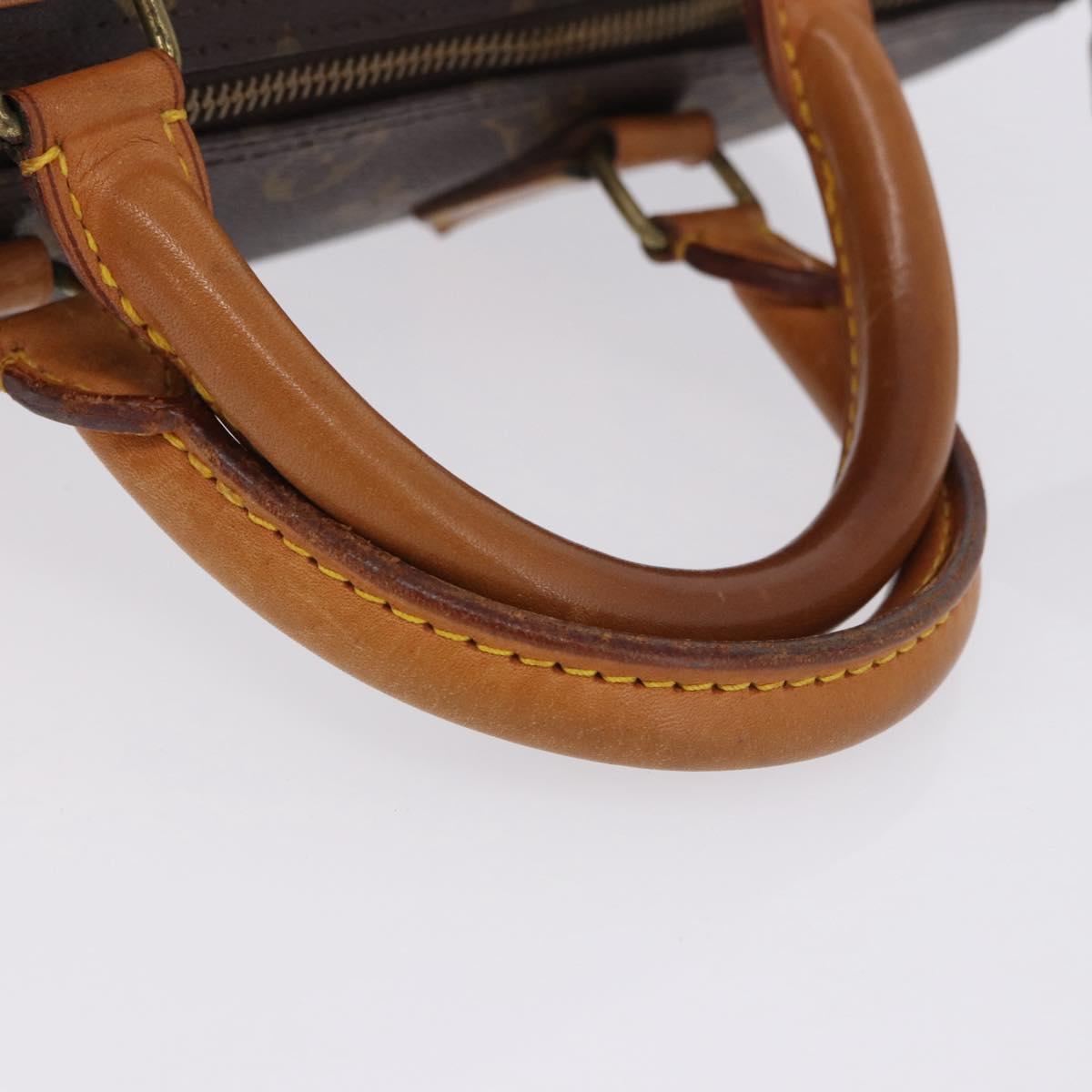 LOUIS VUITTON Monogram Speedy 30 Hand Bag M41526 LV Auth ka5758A