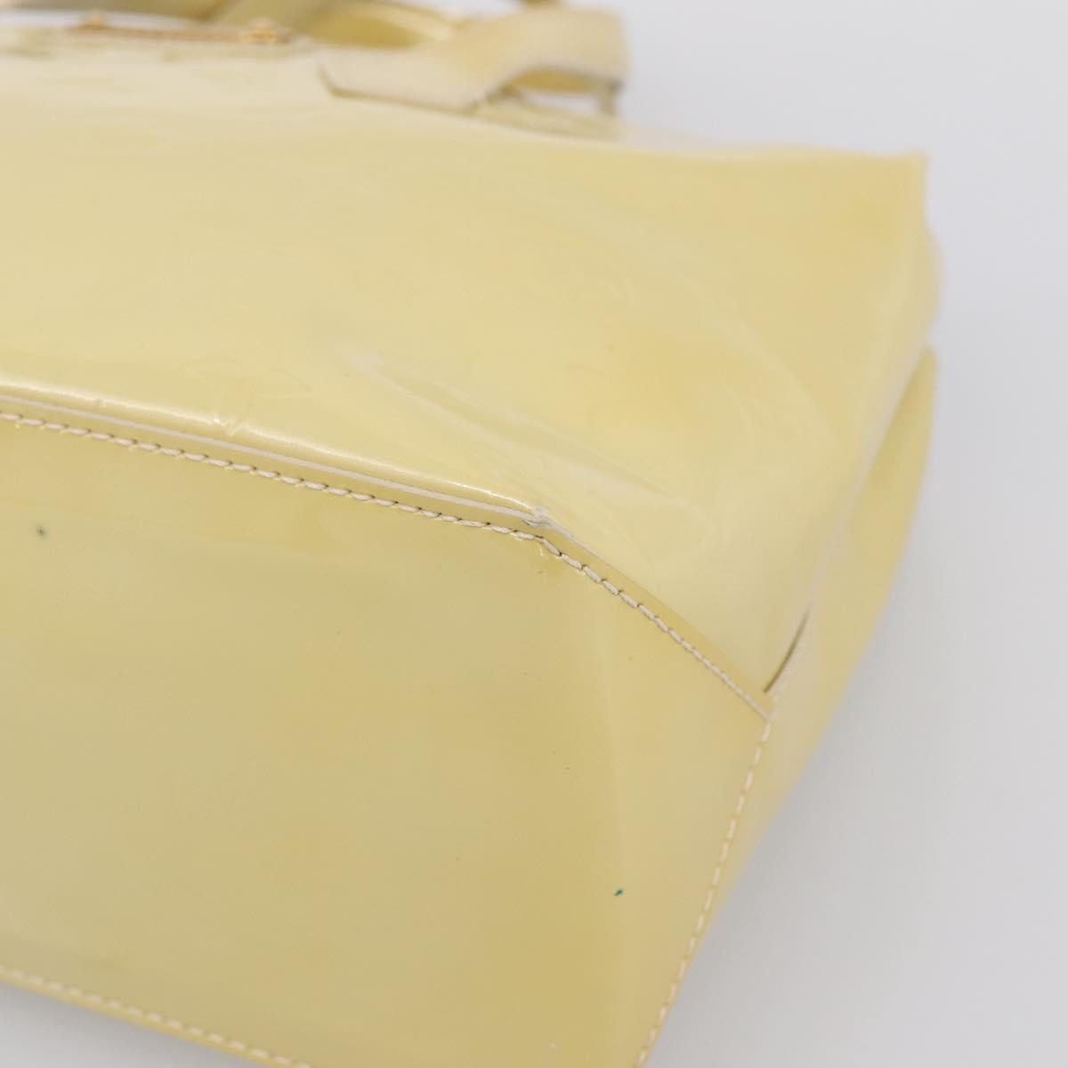 LOUIS VUITTON Monogram Vernis Wilshire PM Bag Broncorail M91452 LV Auth ka5759V