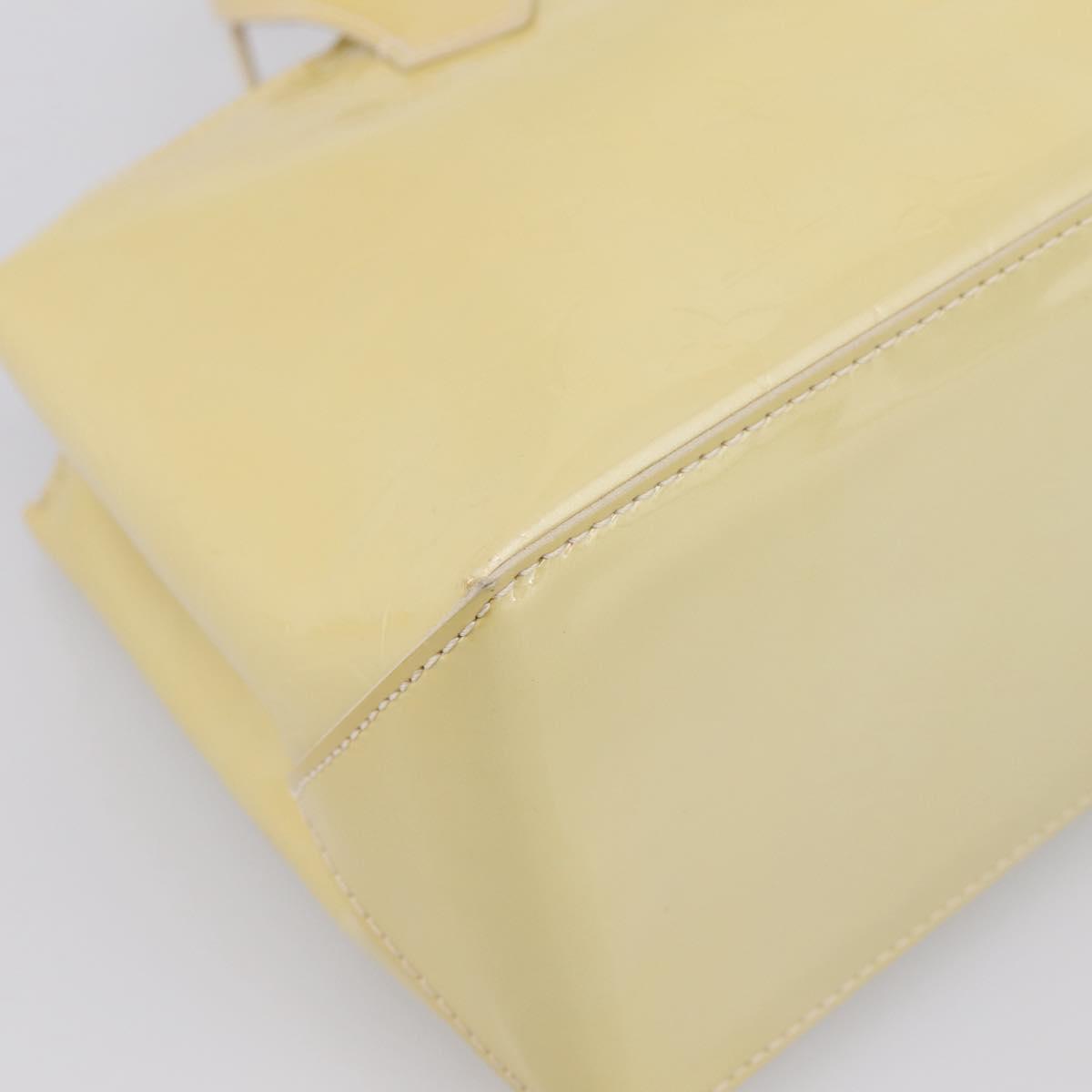 LOUIS VUITTON Monogram Vernis Wilshire PM Bag Broncorail M91452 LV Auth ka5759V