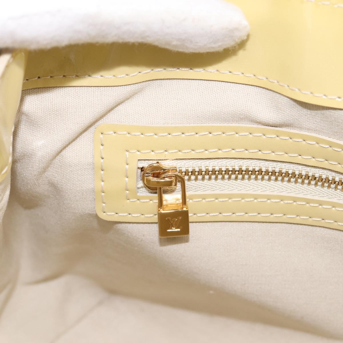 LOUIS VUITTON Monogram Vernis Wilshire PM Bag Broncorail M91452 LV Auth ka5759V