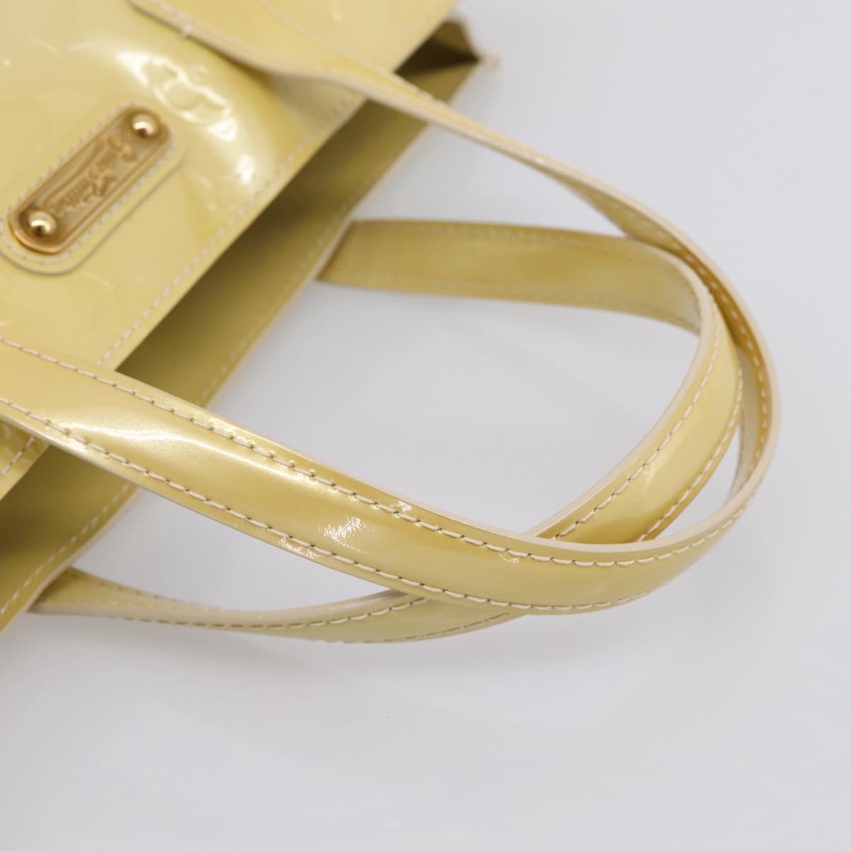 LOUIS VUITTON Monogram Vernis Wilshire PM Bag Broncorail M91452 LV Auth ka5759V