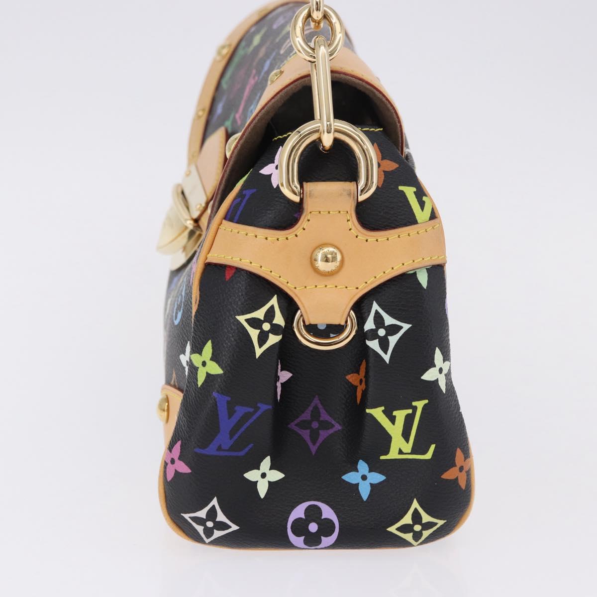 LOUIS VUITTON Monogram Multicolor Beverly MM Bag Black M40204 LV Auth ka5760SV