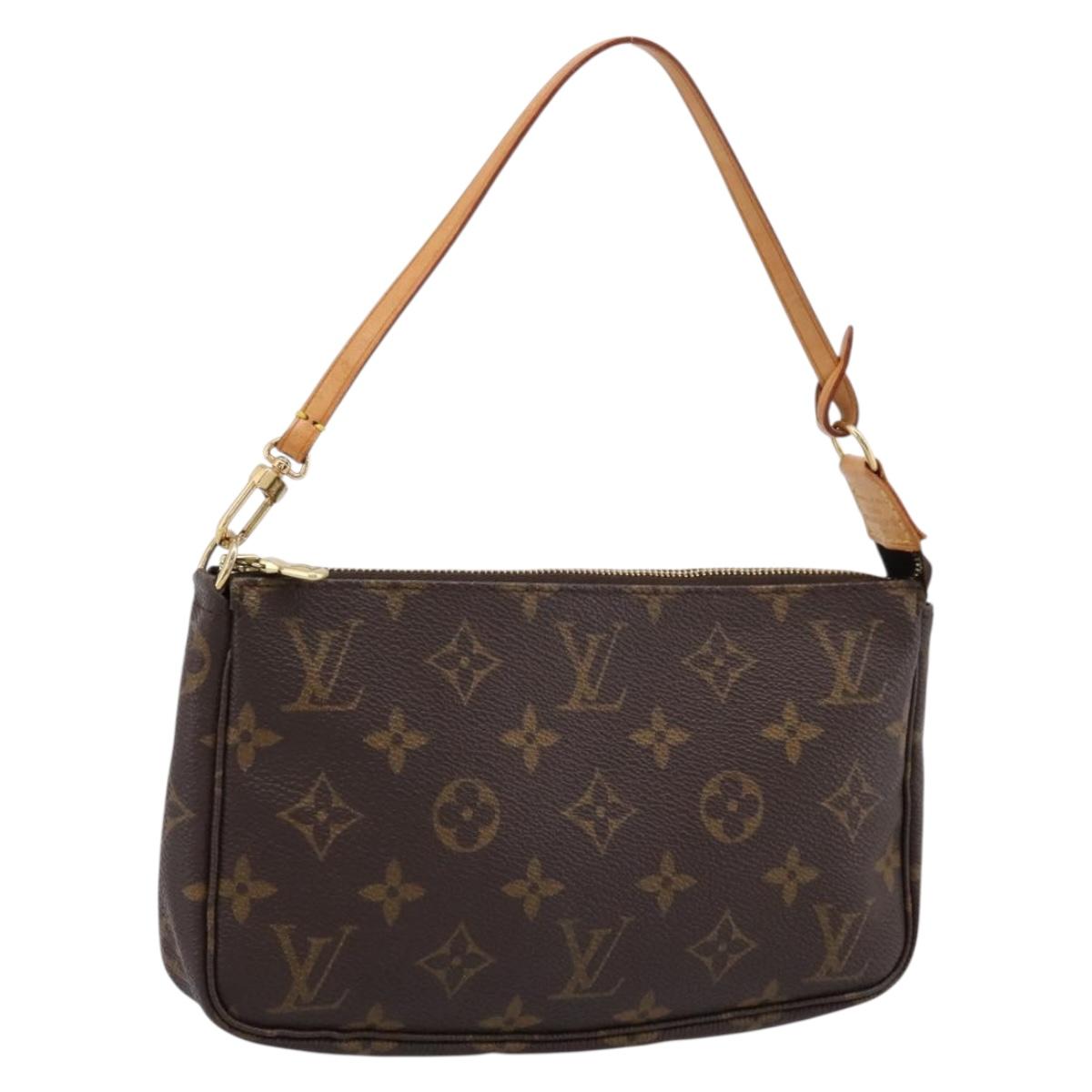 LOUIS VUITTON Monogram Pochette Accessoires Pouch M51980 LV Auth ka5762V
