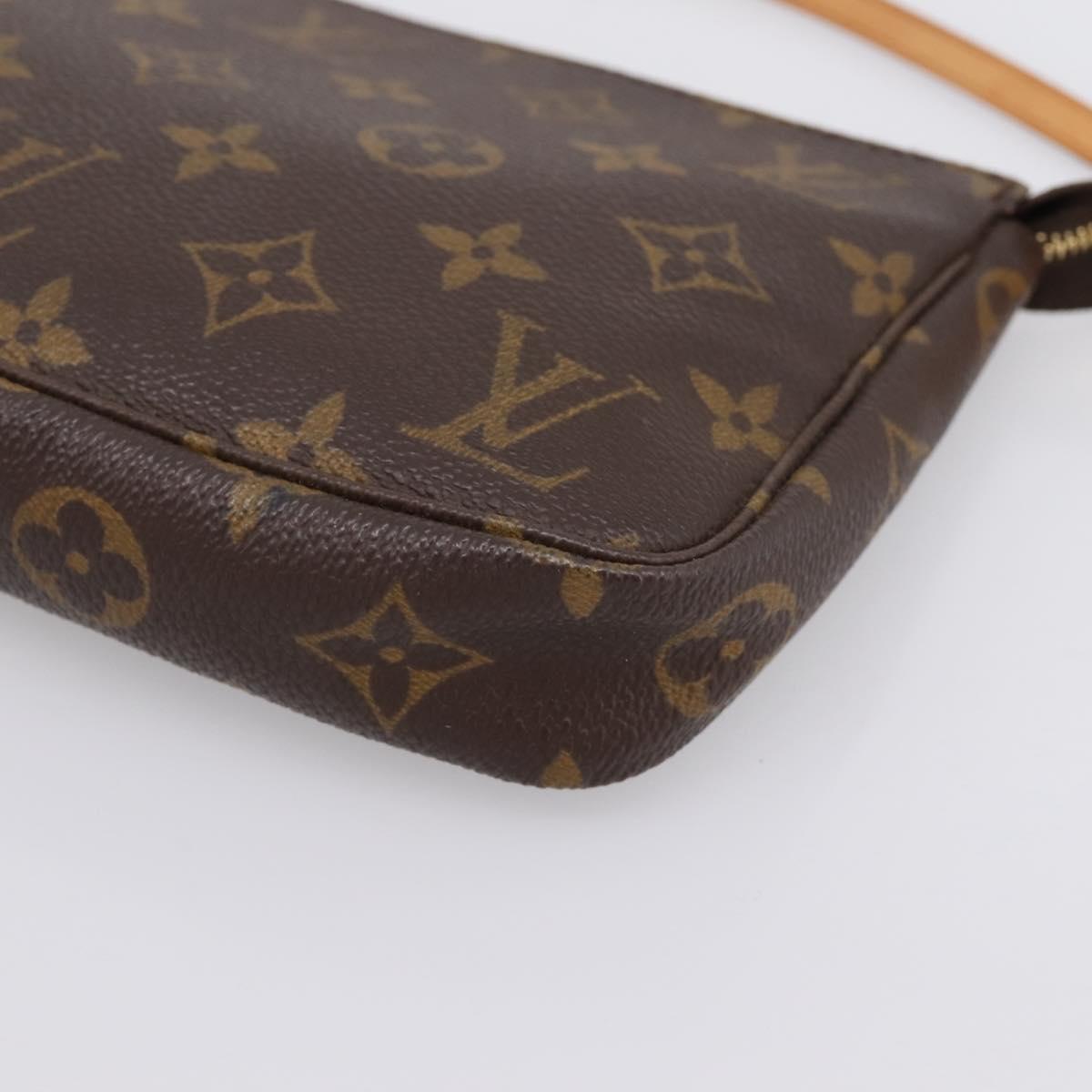 LOUIS VUITTON Monogram Pochette Accessoires Pouch M51980 LV Auth ka5762V