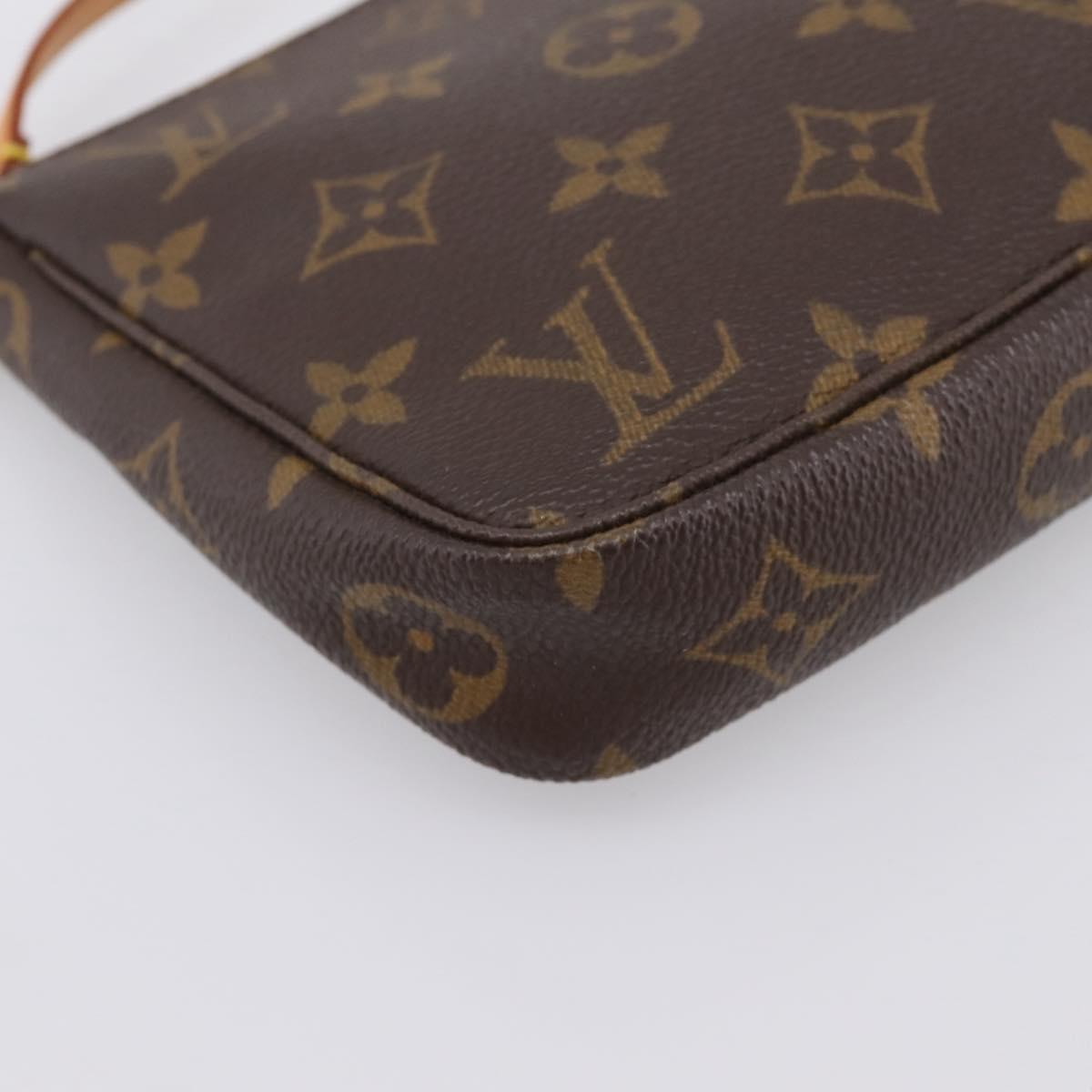 LOUIS VUITTON Monogram Pochette Accessoires Pouch M51980 LV Auth ka5762V