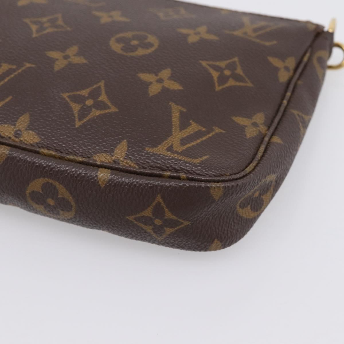 LOUIS VUITTON Monogram Pochette Accessoires Pouch M51980 LV Auth ka5762V