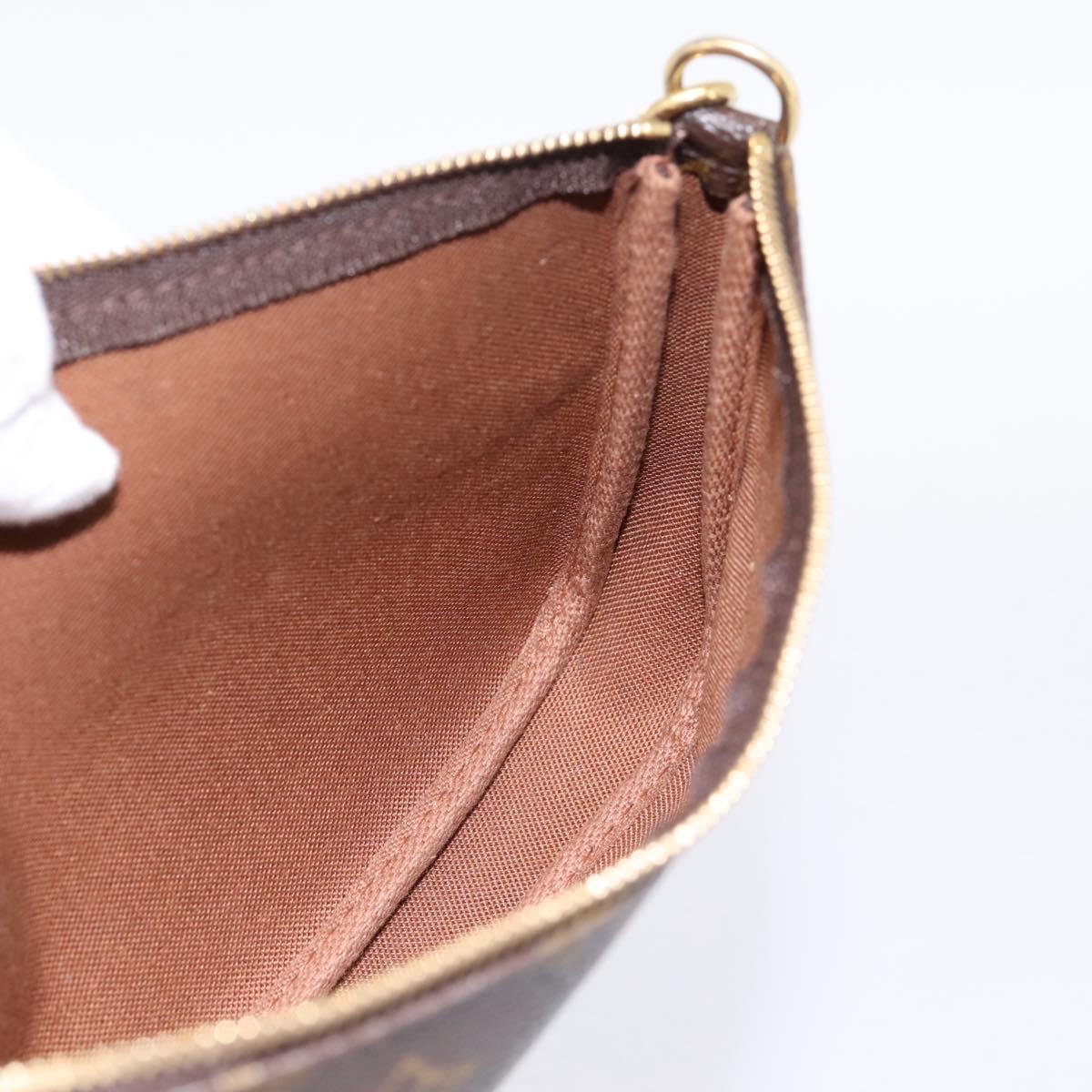 LOUIS VUITTON Monogram Pochette Accessoires Pouch M51980 LV Auth ka5762V