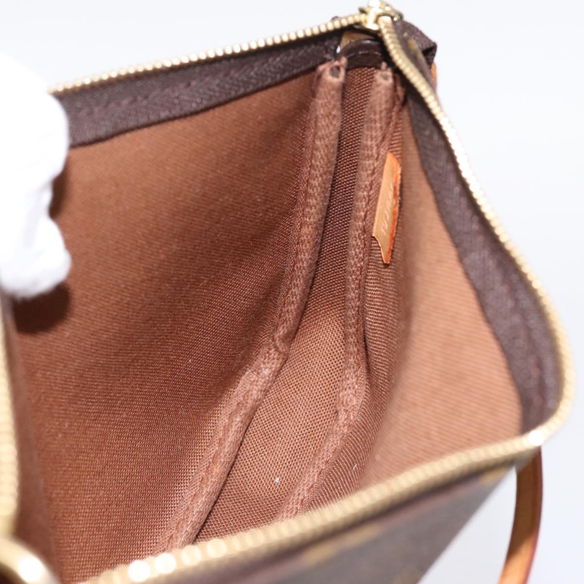LOUIS VUITTON Monogram Pochette Accessoires Pouch M51980 LV Auth ka5762V