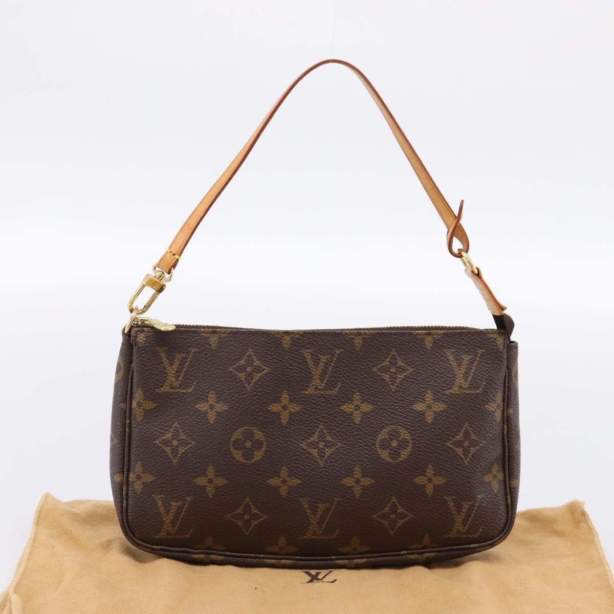 LOUIS VUITTON Monogram Pochette Accessoires Pouch M51980 LV Auth ka5762V