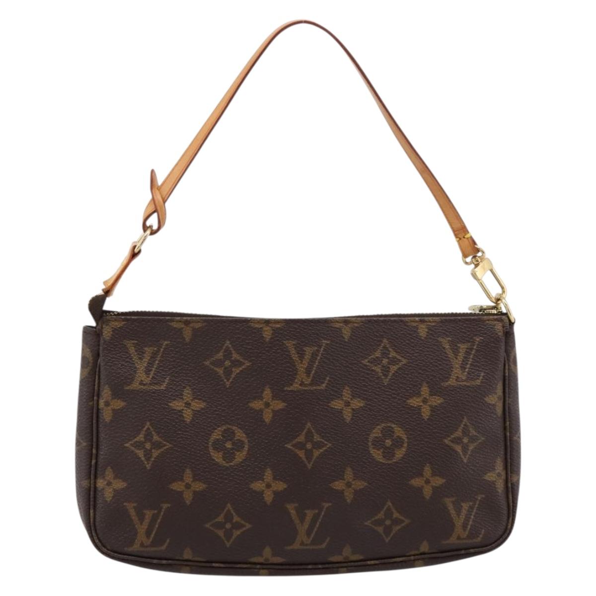 LOUIS VUITTON Monogram Pochette Accessoires Pouch M51980 LV Auth ka5762V