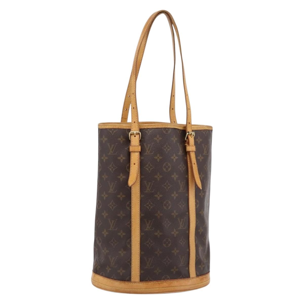 LOUIS VUITTON Monogram Bucket GM Shoulder Bag M42236 LV Auth ka5763