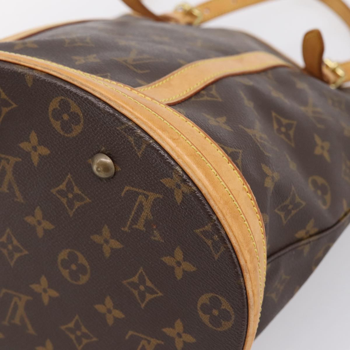 LOUIS VUITTON Monogram Bucket GM Shoulder Bag M42236 LV Auth ka5763