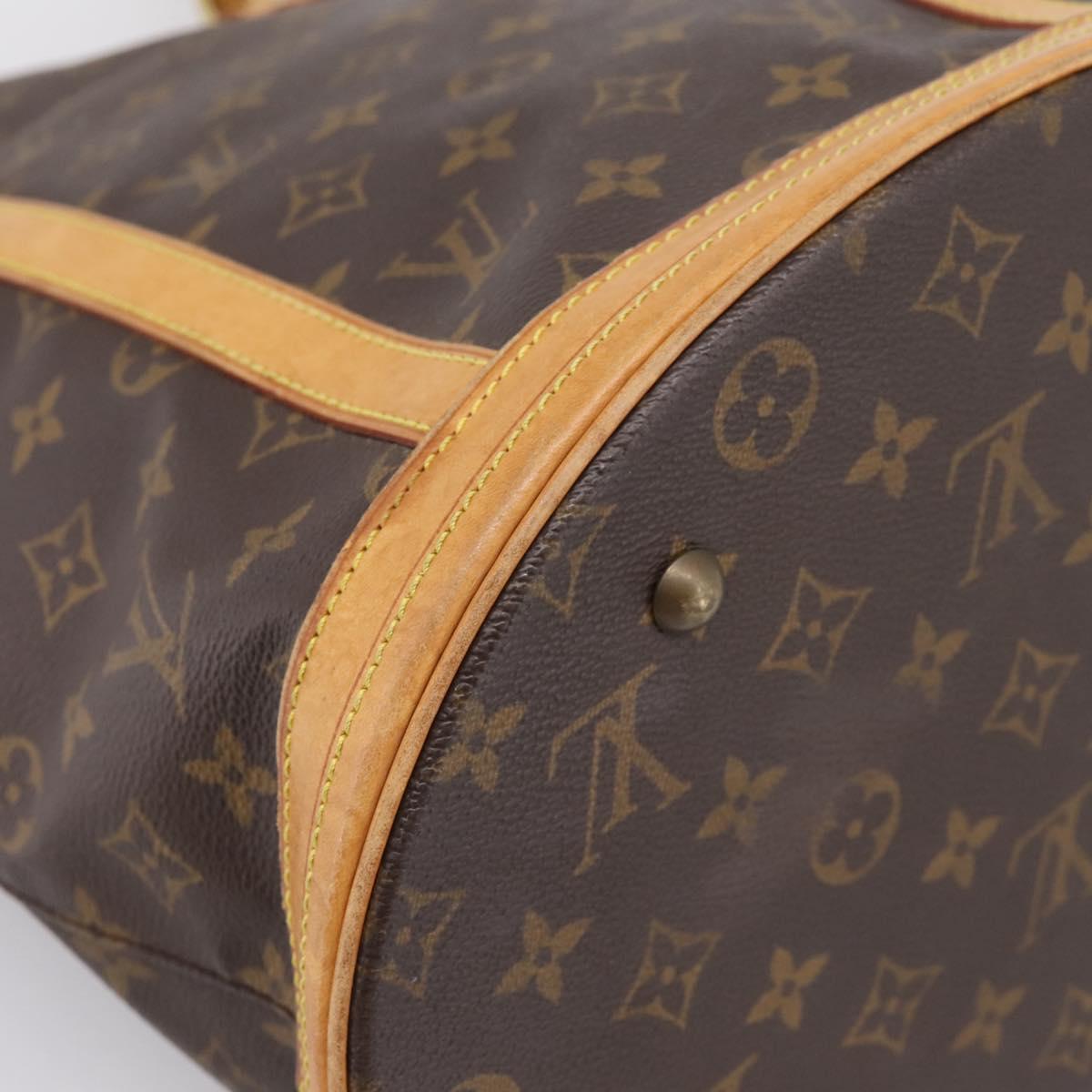 LOUIS VUITTON Monogram Bucket GM Shoulder Bag M42236 LV Auth ka5763