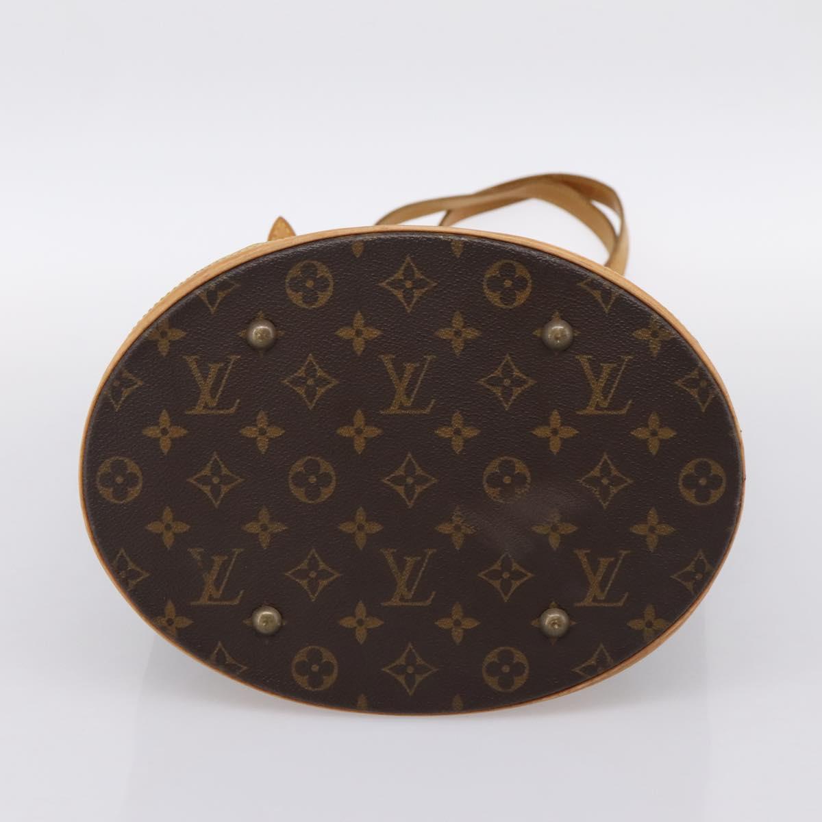 LOUIS VUITTON Monogram Bucket GM Shoulder Bag M42236 LV Auth ka5763