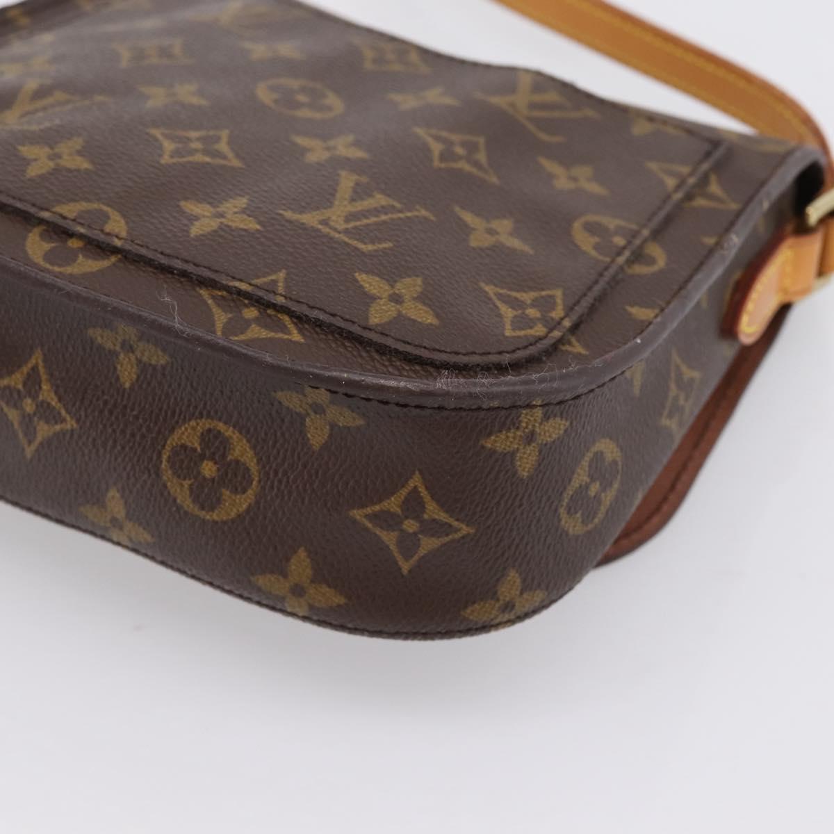 LOUIS VUITTON Monogram Saint Cloud MM Shoulder Bag M51243 LV Auth ka5769A