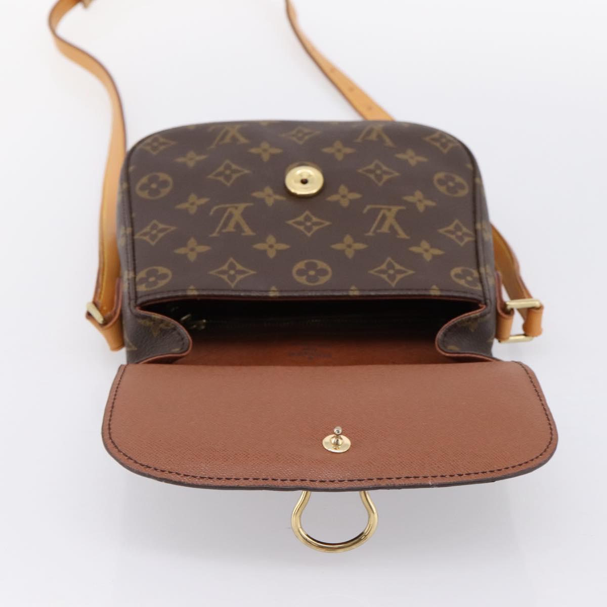 LOUIS VUITTON Monogram Saint Cloud MM Shoulder Bag M51243 LV Auth ka5769A