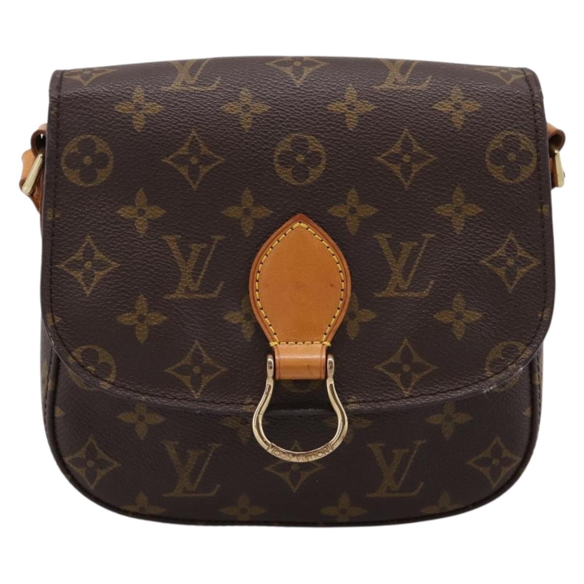 LOUIS VUITTON Monogram Saint Cloud MM Shoulder Bag M51243 LV Auth ka5769A