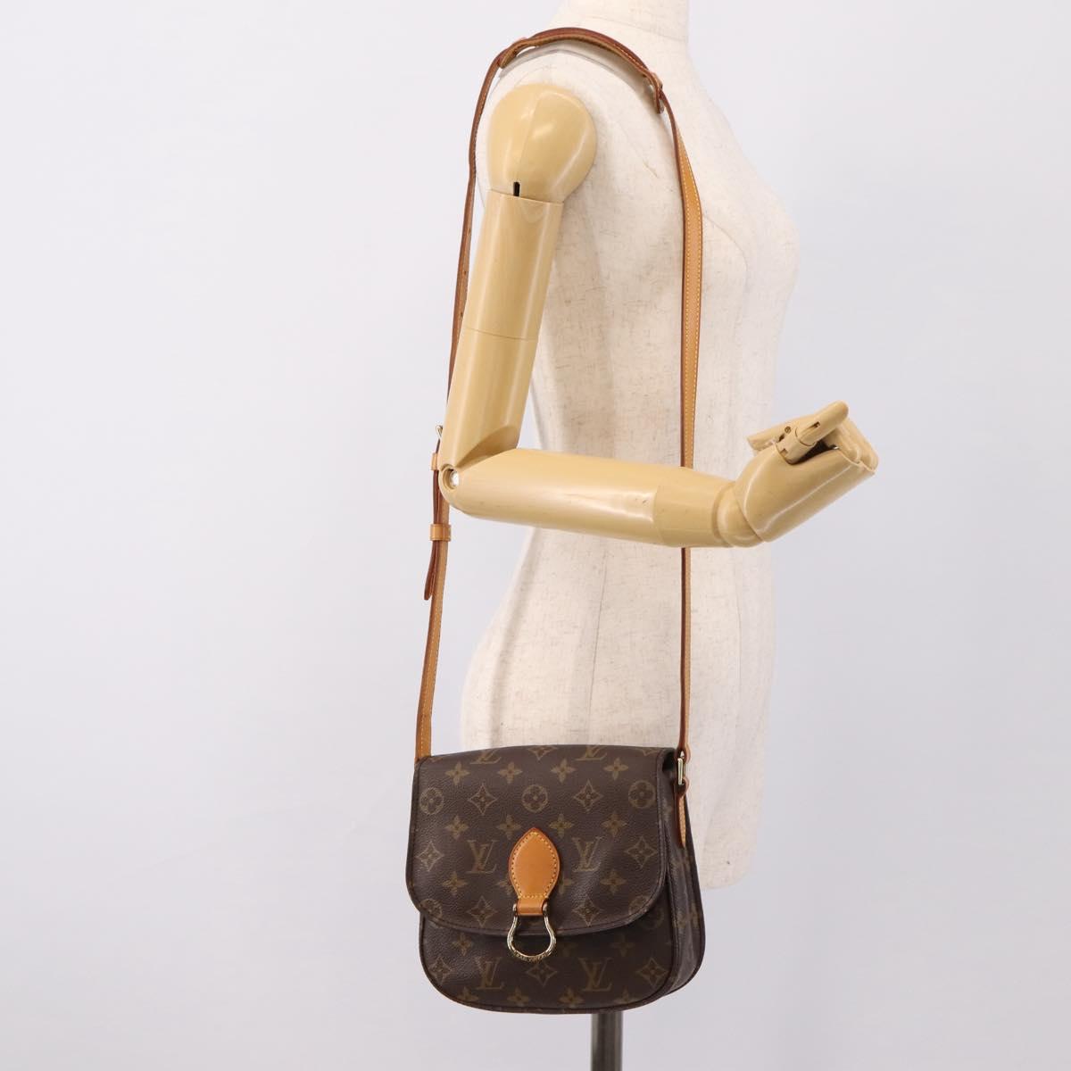 LOUIS VUITTON Monogram Saint Cloud MM Shoulder Bag M51243 LV Auth ka5769A