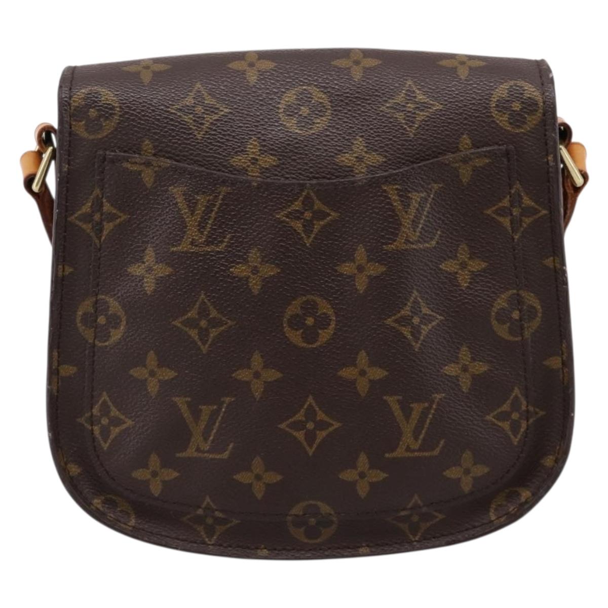 LOUIS VUITTON Monogram Saint Cloud MM Shoulder Bag M51243 LV Auth ka5769A