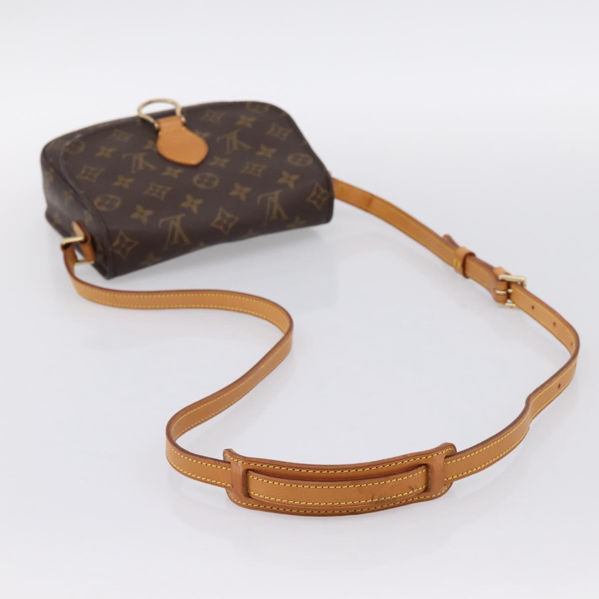 LOUIS VUITTON Monogram Saint Cloud MM Shoulder Bag M51243 LV Auth ka5769A