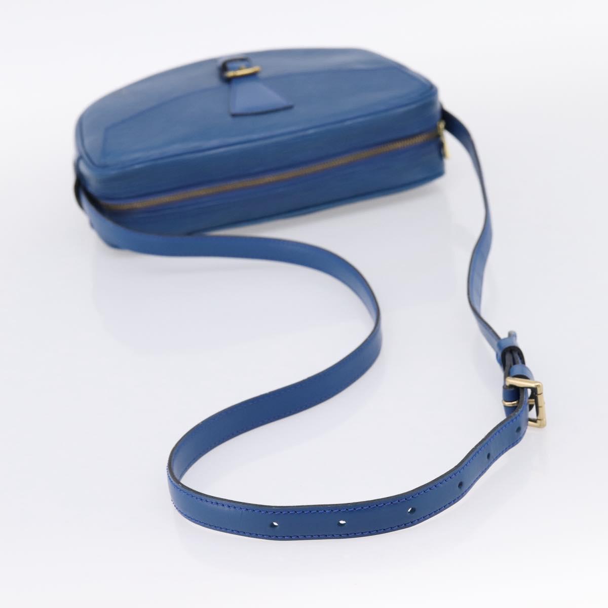 LOUIS VUITTON Epi Jeune Fille MM Shoulder Bag Toledo Blue M52155 LV Auth ka5770A