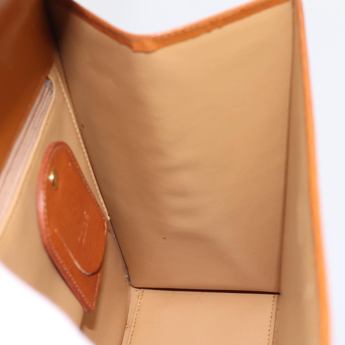 Chloe Hand Bag Leather Brown Gold Auth ka5776A
