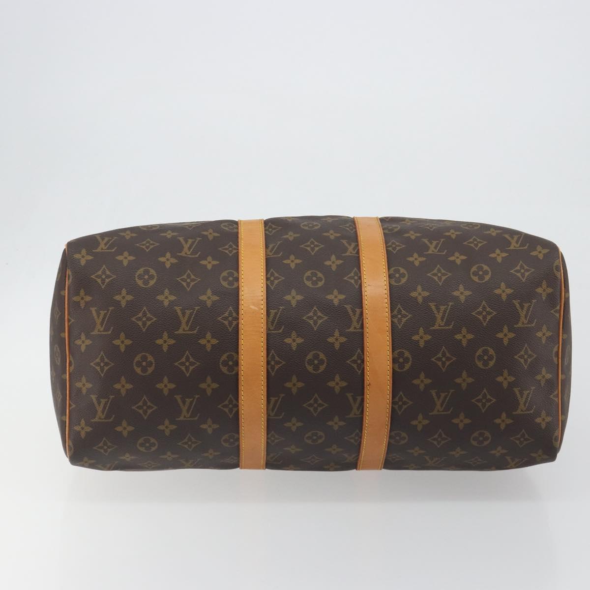 LOUIS VUITTON Monogram Keepall 45 Boston Bag M41428 LV Auth ka5780A