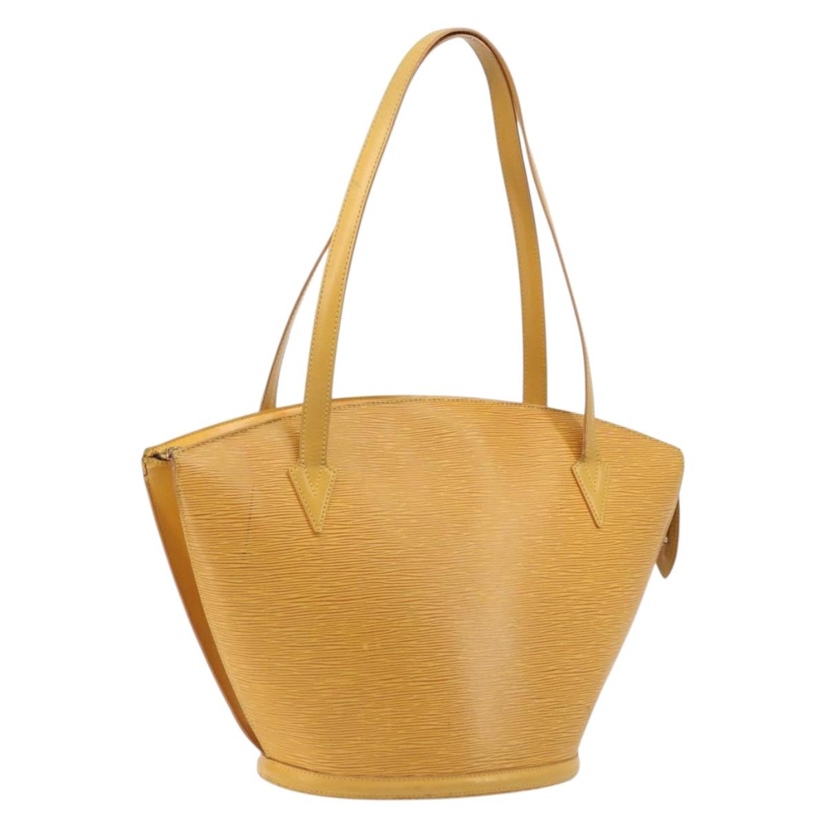 LOUIS VUITTON Epi Saint Jacques Shopping Bag Yellow M52269 LV Auth ka5781