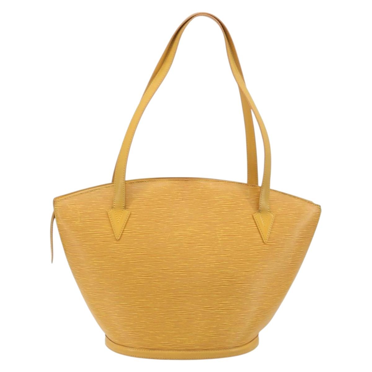 LOUIS VUITTON Epi Saint Jacques Shopping Bag Yellow M52269 LV Auth ka5781