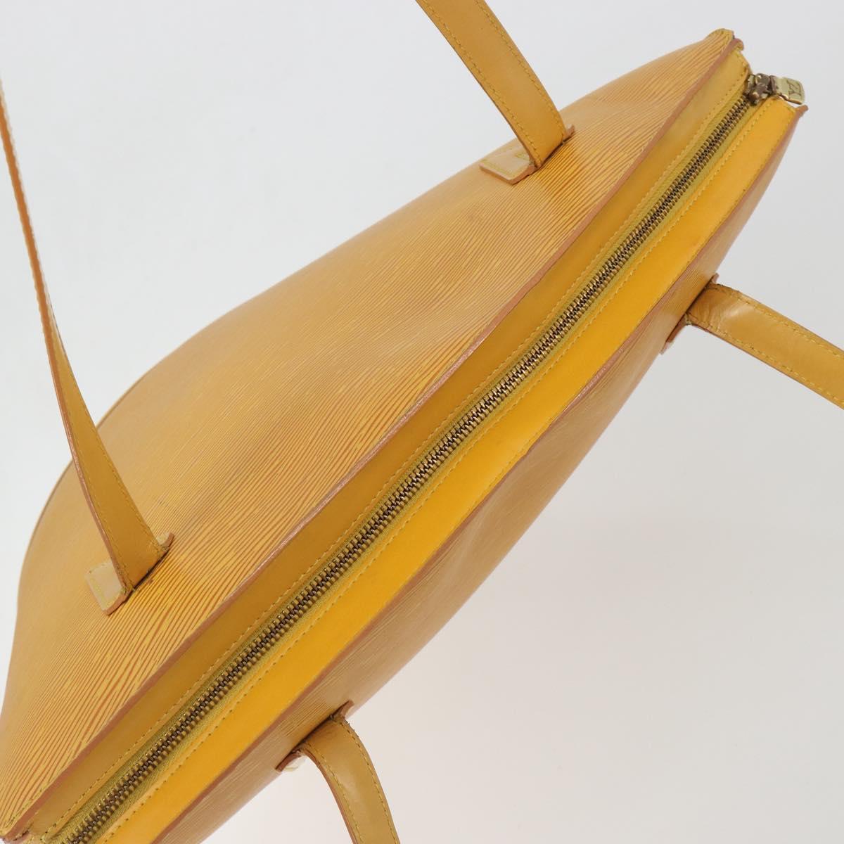 LOUIS VUITTON Epi Saint Jacques Shopping Bag Yellow M52269 LV Auth ka5781