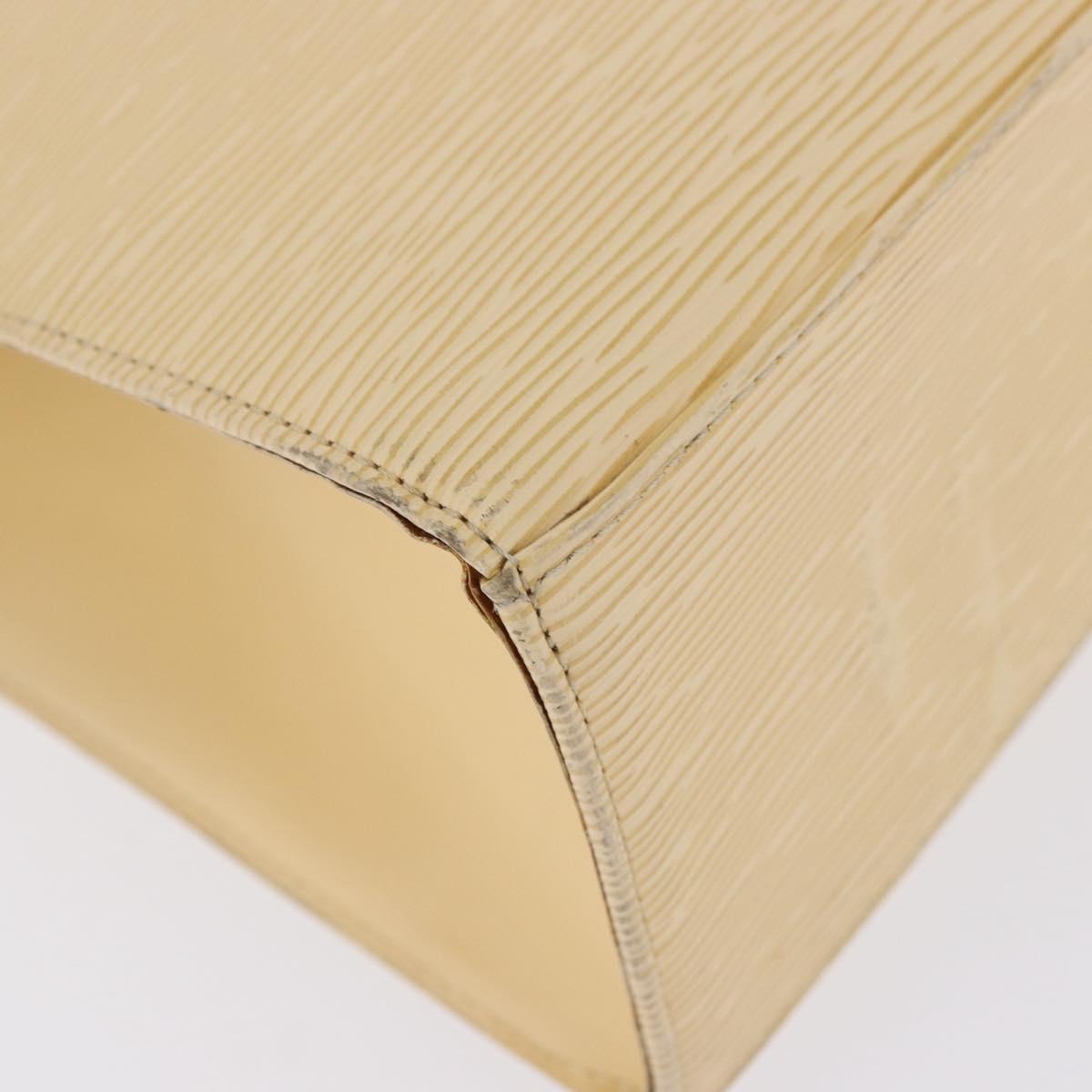 LOUIS VUITTON Epi Croisette PM Tote Bag Vanilla M5249A LV Auth ka5787
