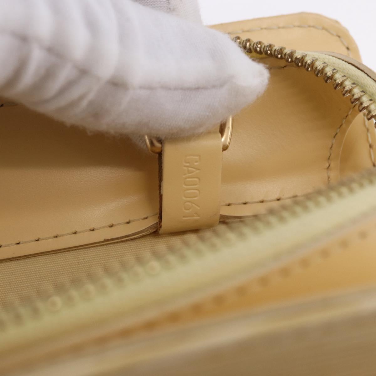 LOUIS VUITTON Epi Croisette PM Tote Bag Vanilla M5249A LV Auth ka5787