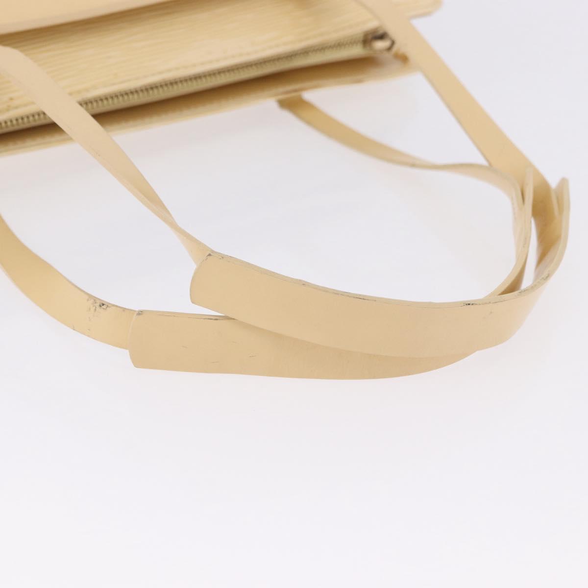LOUIS VUITTON Epi Croisette PM Tote Bag Vanilla M5249A LV Auth ka5787