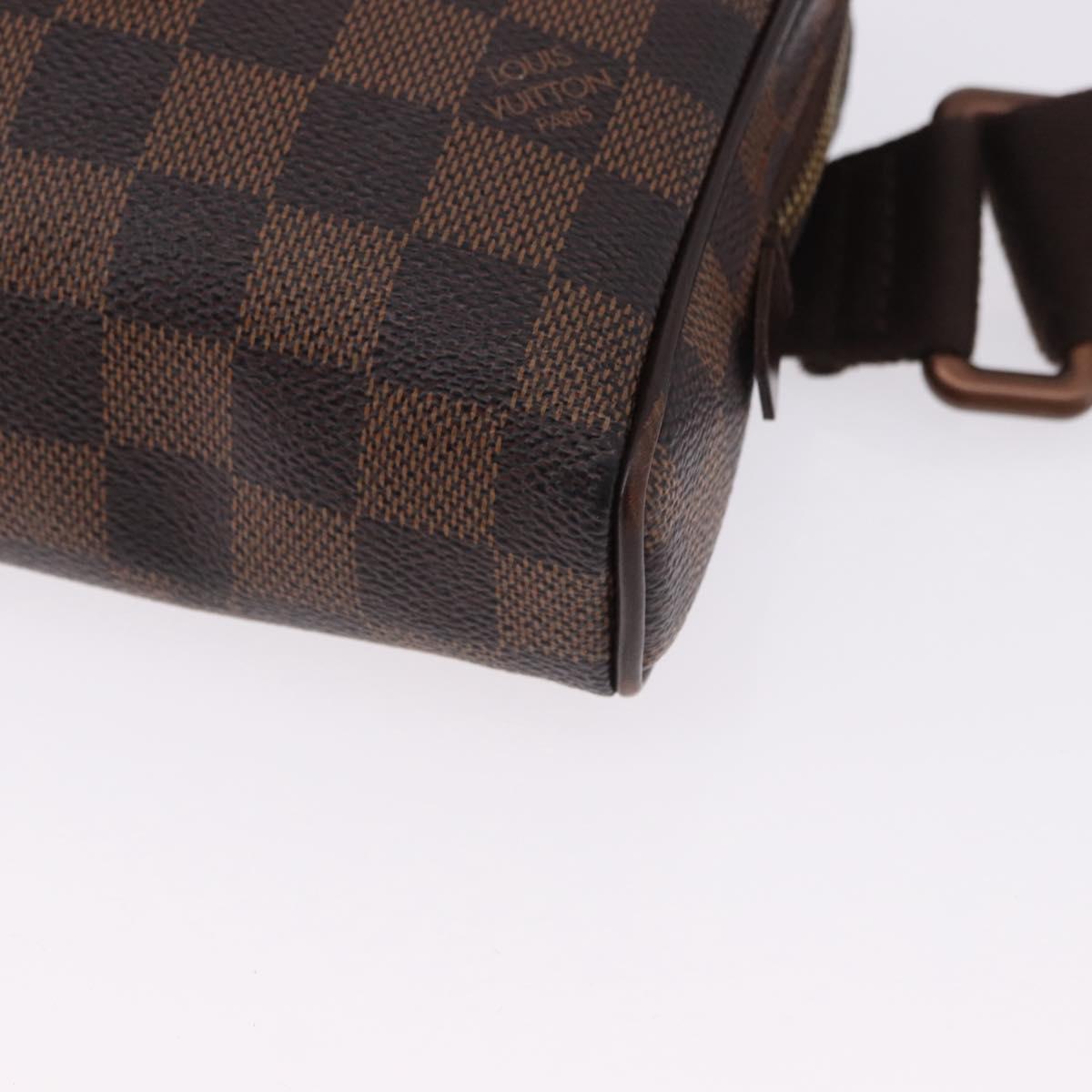 LOUIS VUITTON Damier Ebene Bum Bag Brooklyn Waist Bag N41101 LV Auth ka5788A